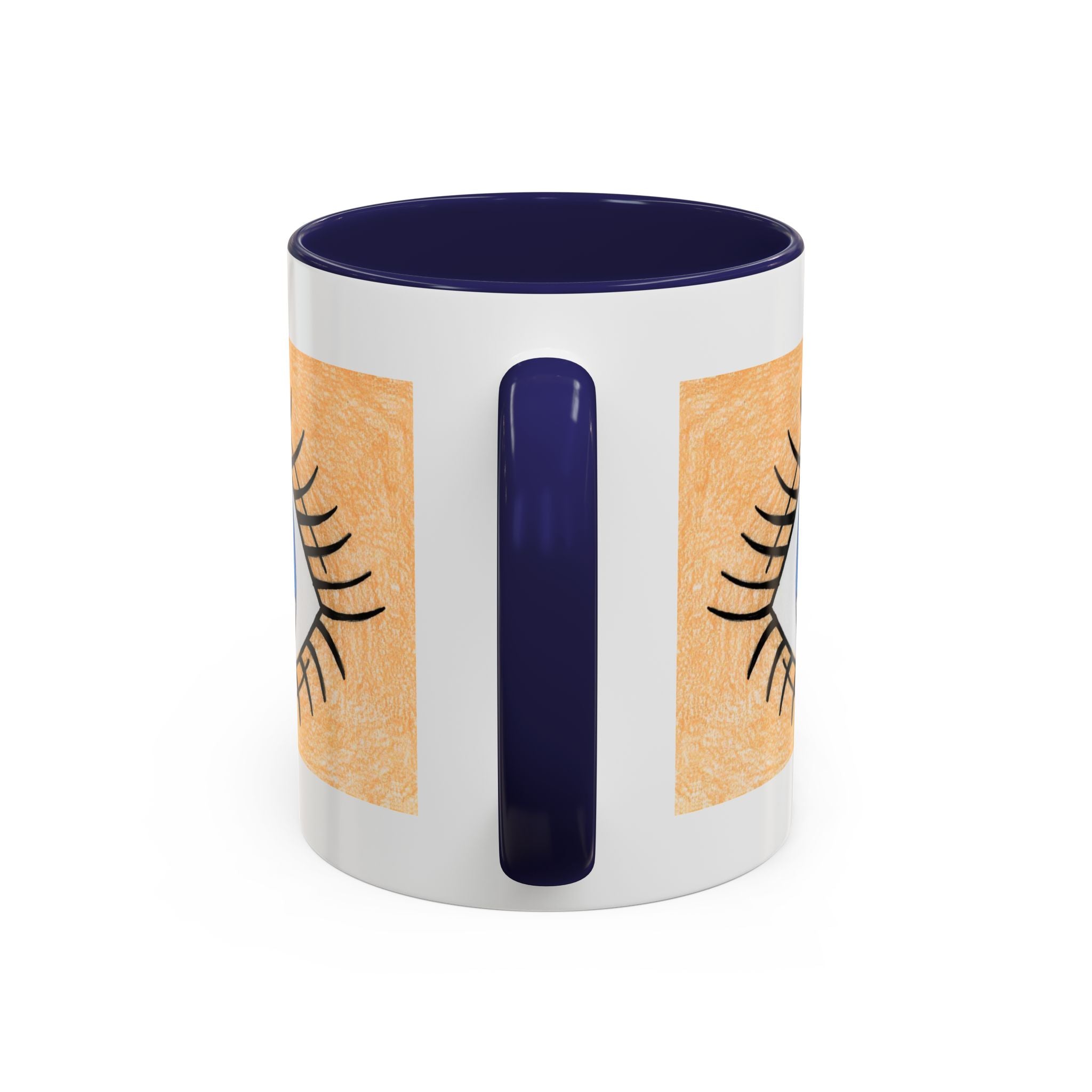Whimsical Eye Design Coffee Mug - Unique Artistic Gift for Dreamers