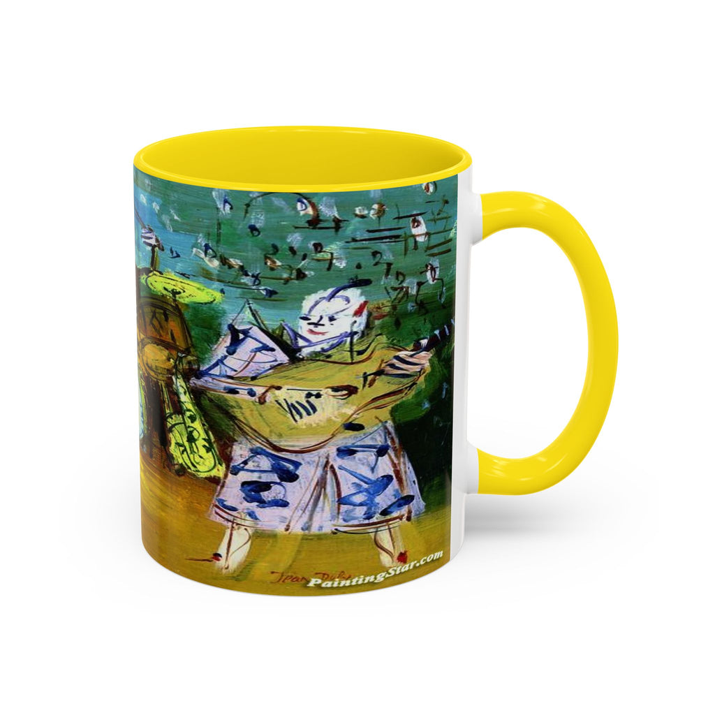 Musical Art Coffee Mug - 11 & 15oz | Perfect for Music Lovers & Gift Giving