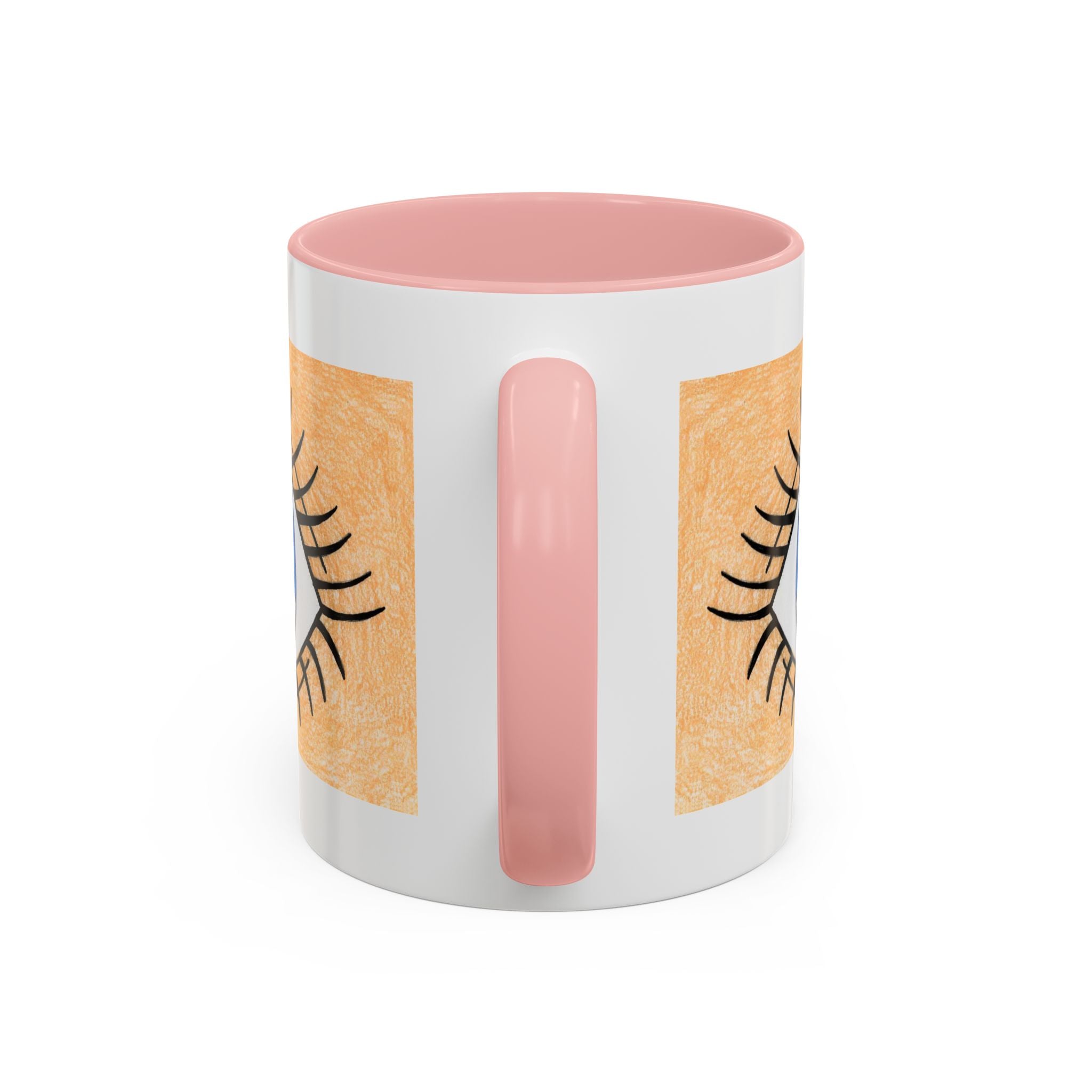 Whimsical Eye Design Coffee Mug - Unique Artistic Gift for Dreamers