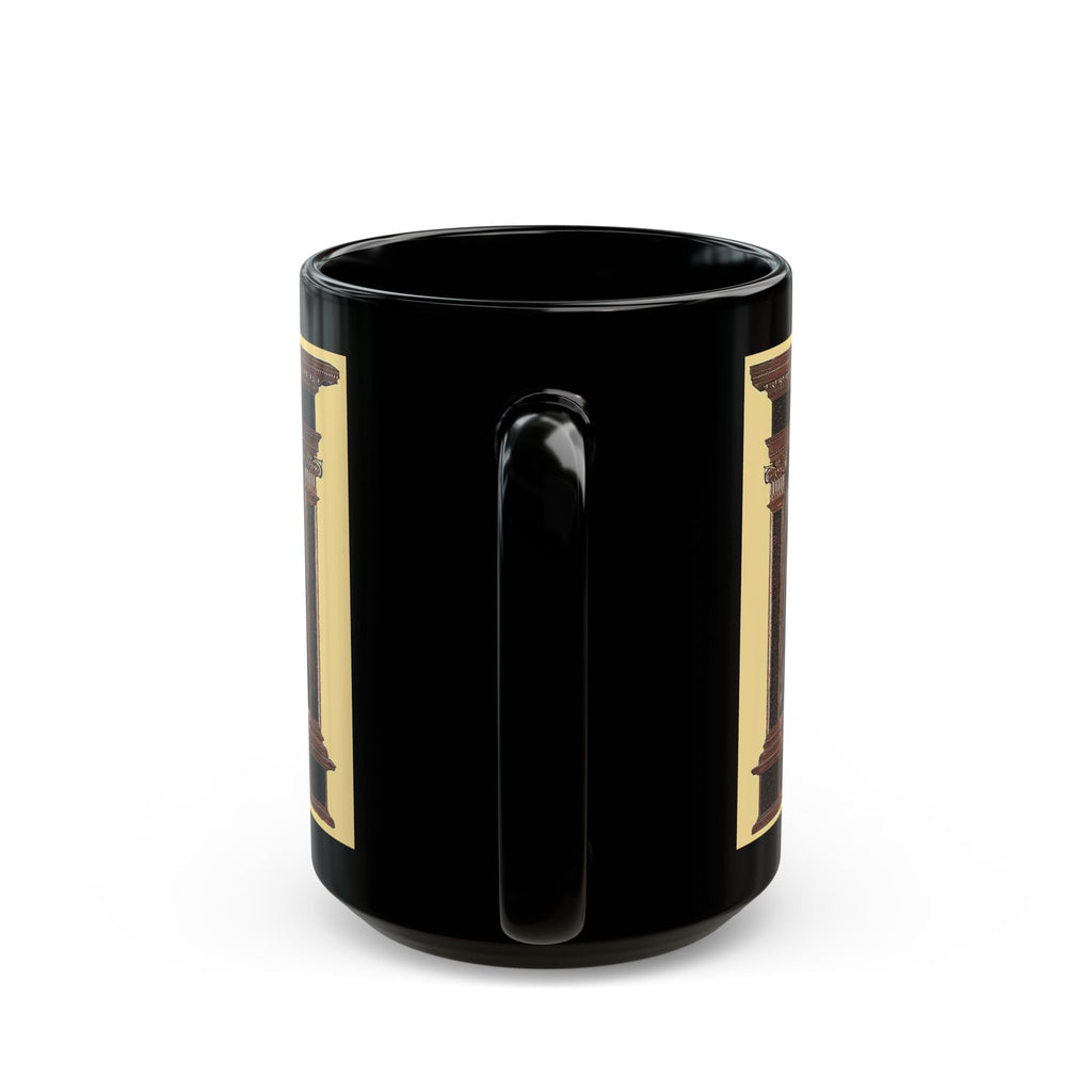 Ceramic Black Mug 11 & 15oz – Classic Devine Masterpiece Design