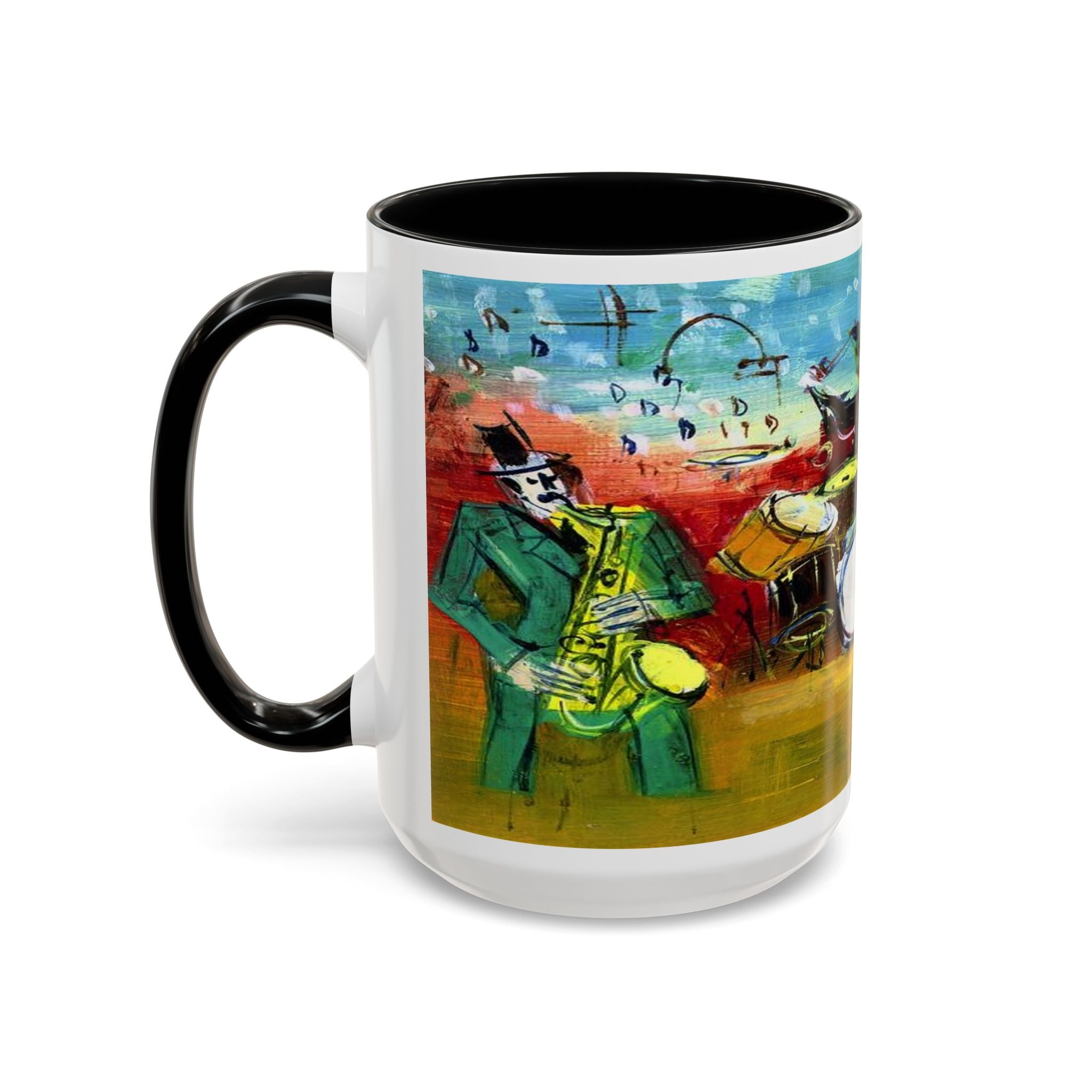 Musical Art Coffee Mug - 11 & 15oz | Perfect for Music Lovers & Gift Giving