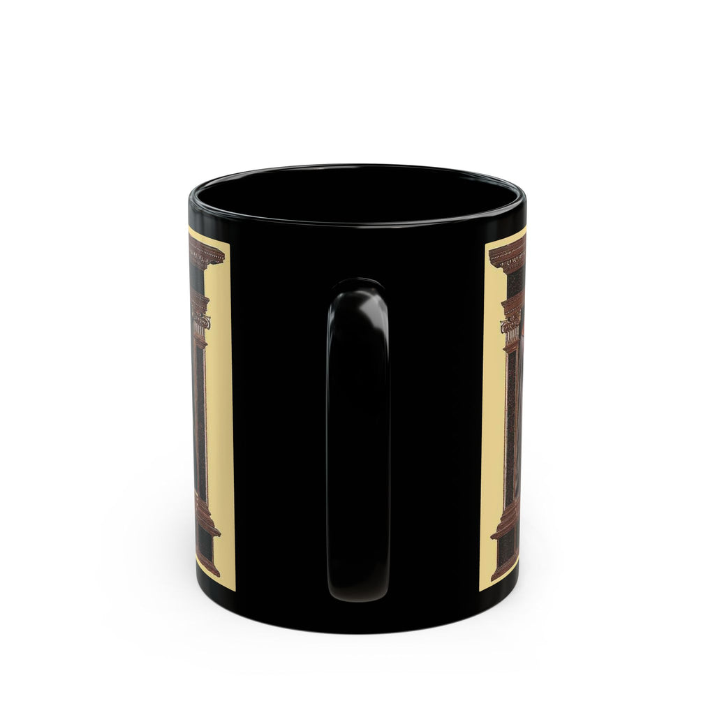 Ceramic Black Mug 11 & 15oz – Classic Devine Masterpiece Design
