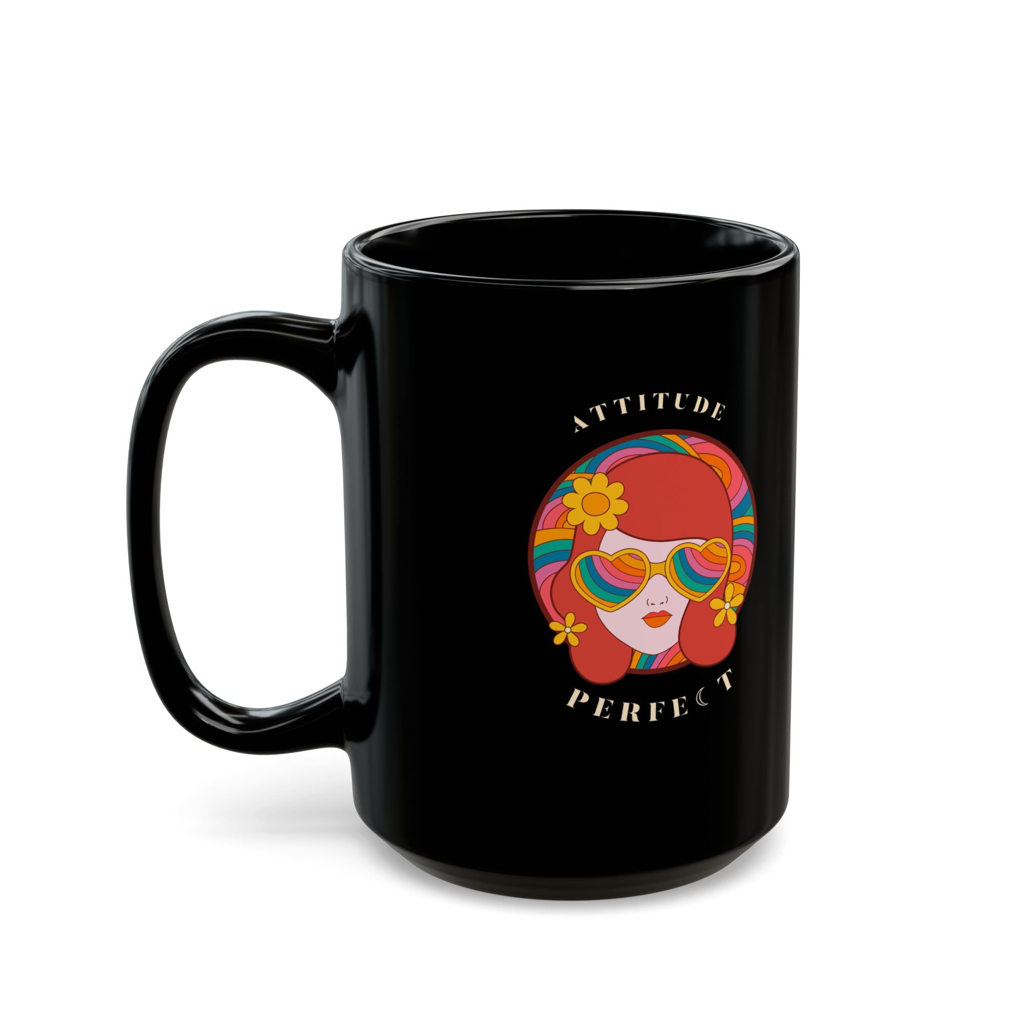 Colorful Retro Attitude Perfect Coffee Mug - 11oz & 15oz
