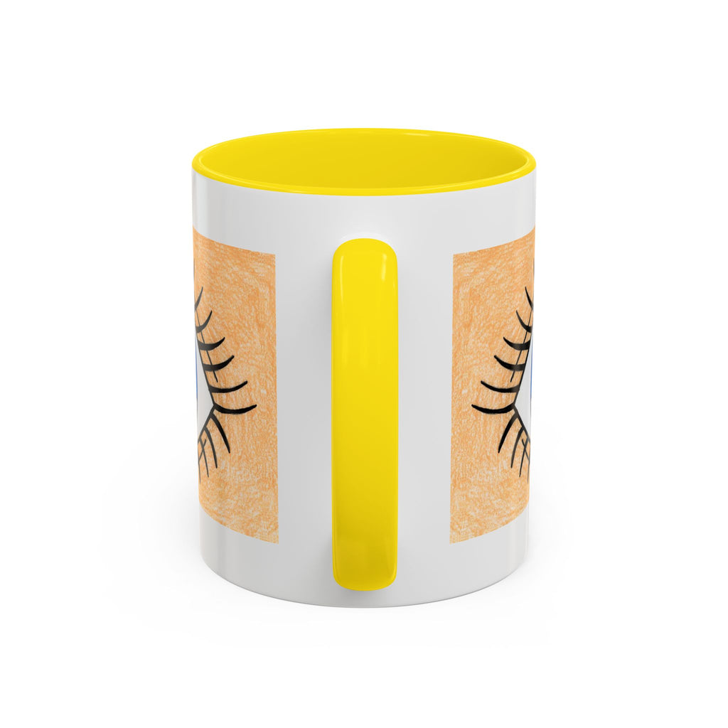 Whimsical Eye Design Coffee Mug - Unique Artistic Gift for Dreamers