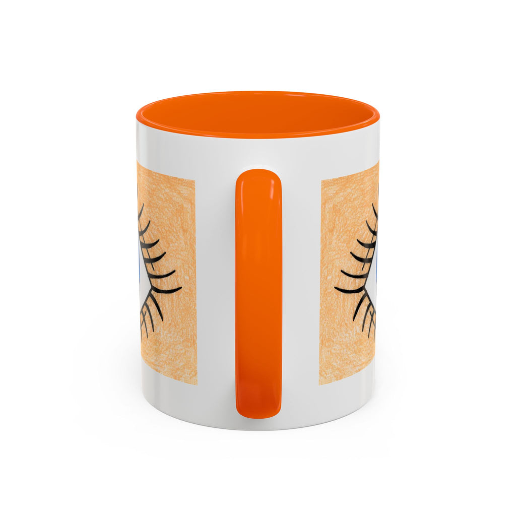 Whimsical Eye Design Coffee Mug - Unique Artistic Gift for Dreamers