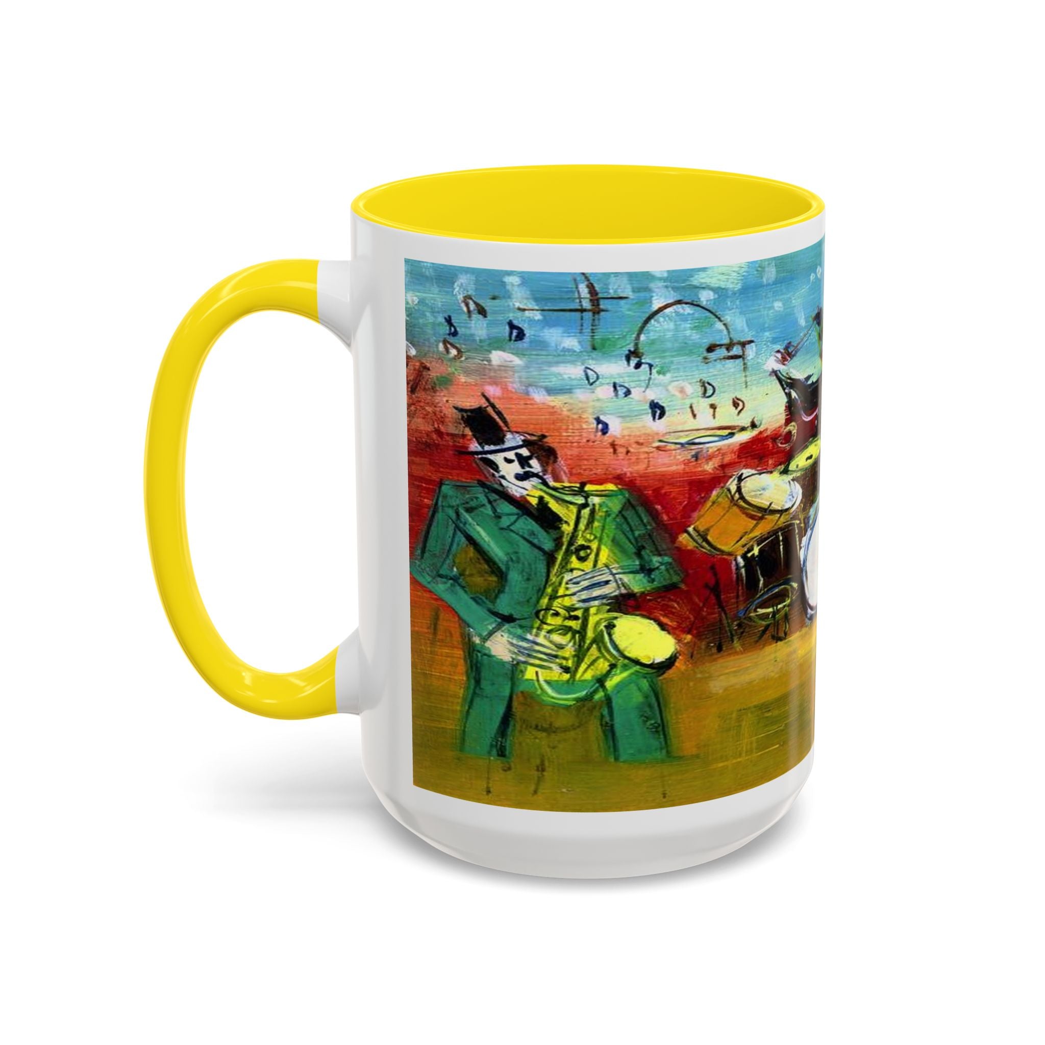 Musical Art Coffee Mug - 11 & 15oz | Perfect for Music Lovers & Gift Giving