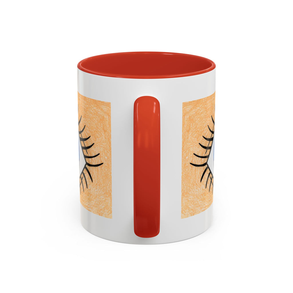 Whimsical Eye Design Coffee Mug - Unique Artistic Gift for Dreamers