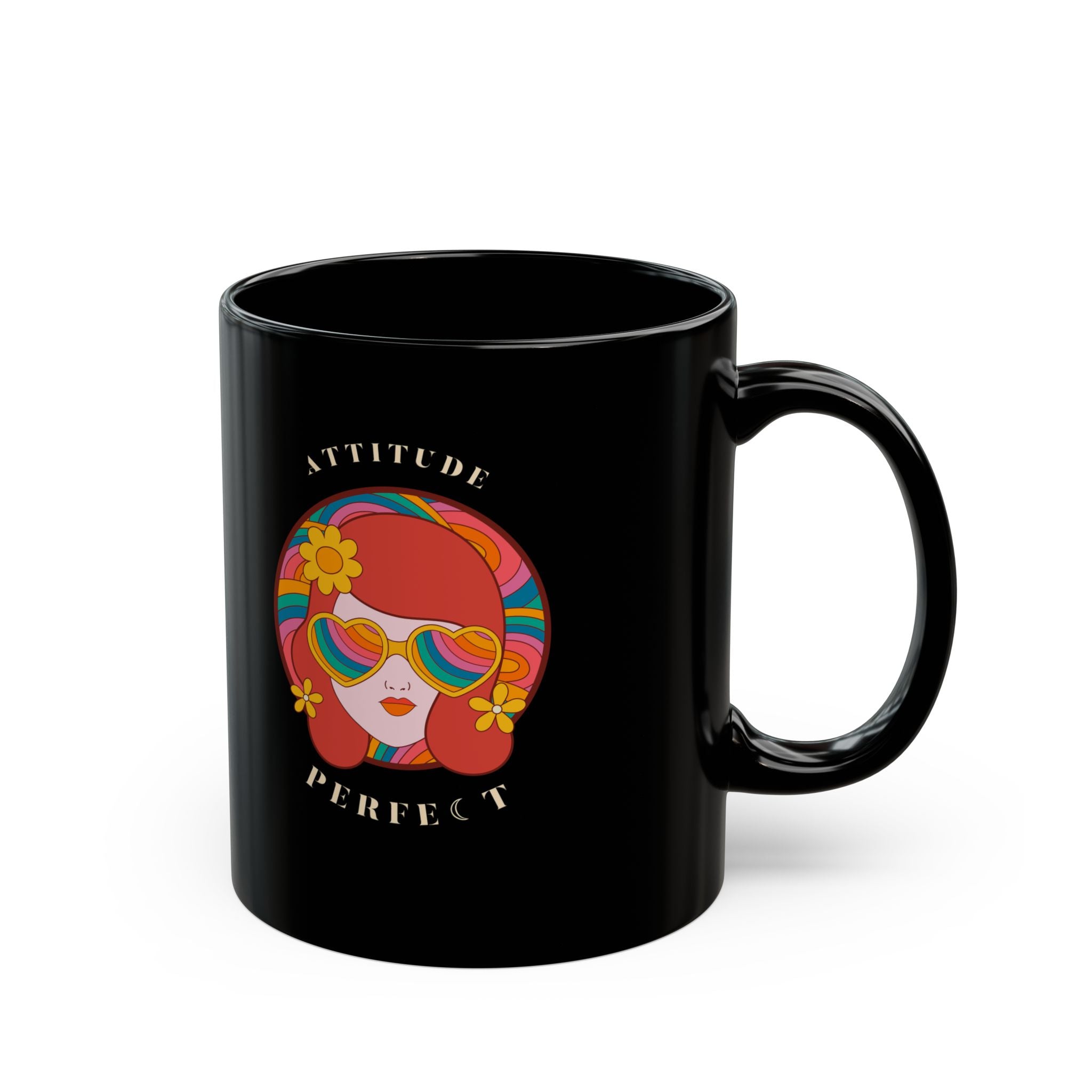 Colorful Retro Attitude Perfect Coffee Mug - 11oz & 15oz