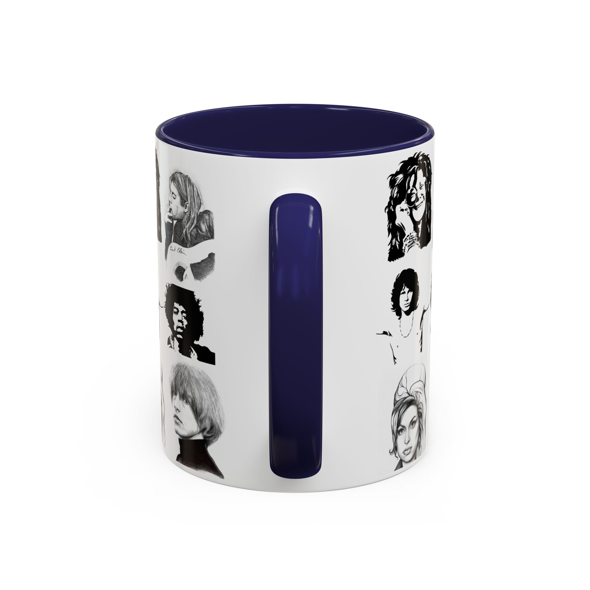 Club 27 Accent Coffee Mug 11oz + 15oz ~ Dead Rock Icons ~