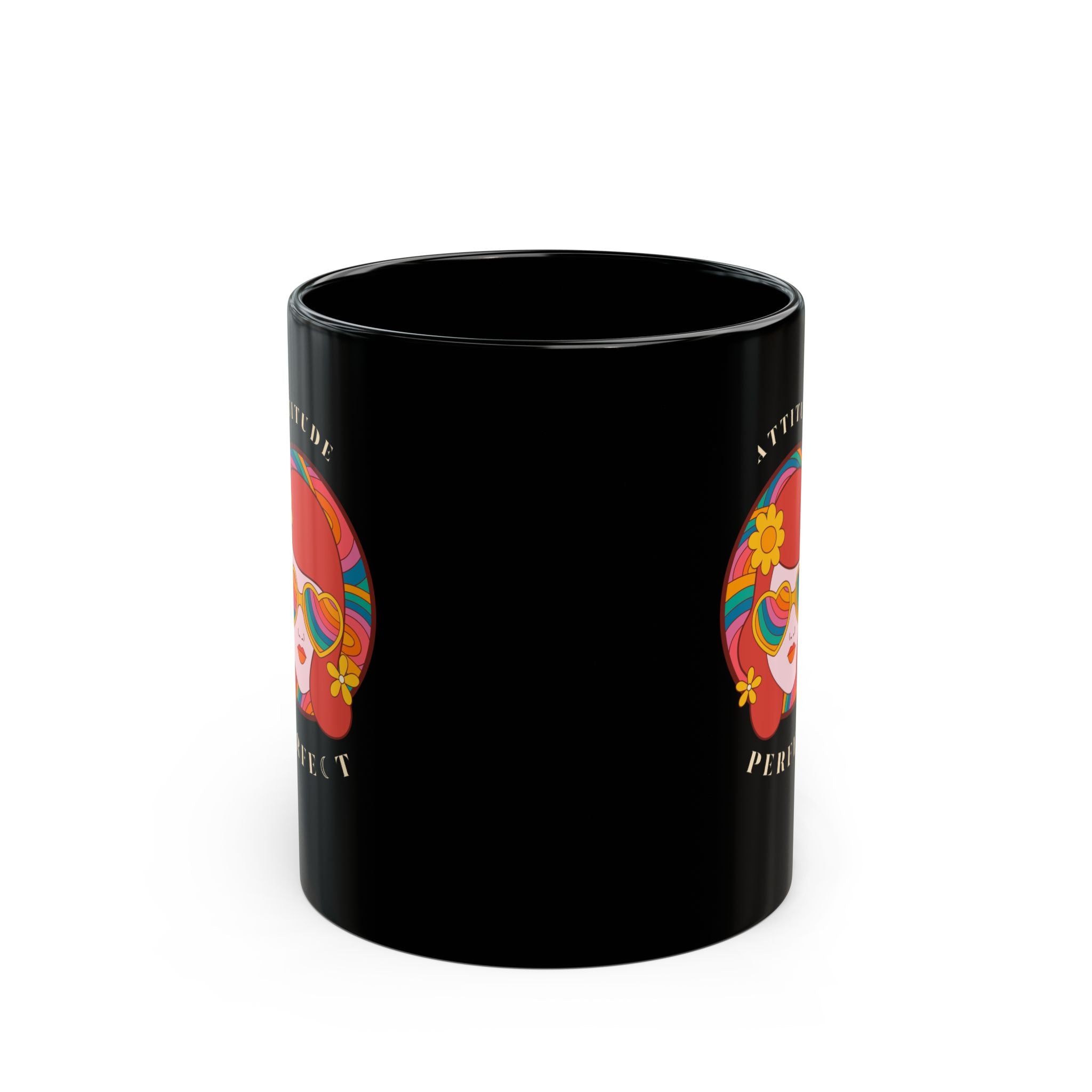 Colorful Retro Attitude Perfect Coffee Mug - 11oz & 15oz