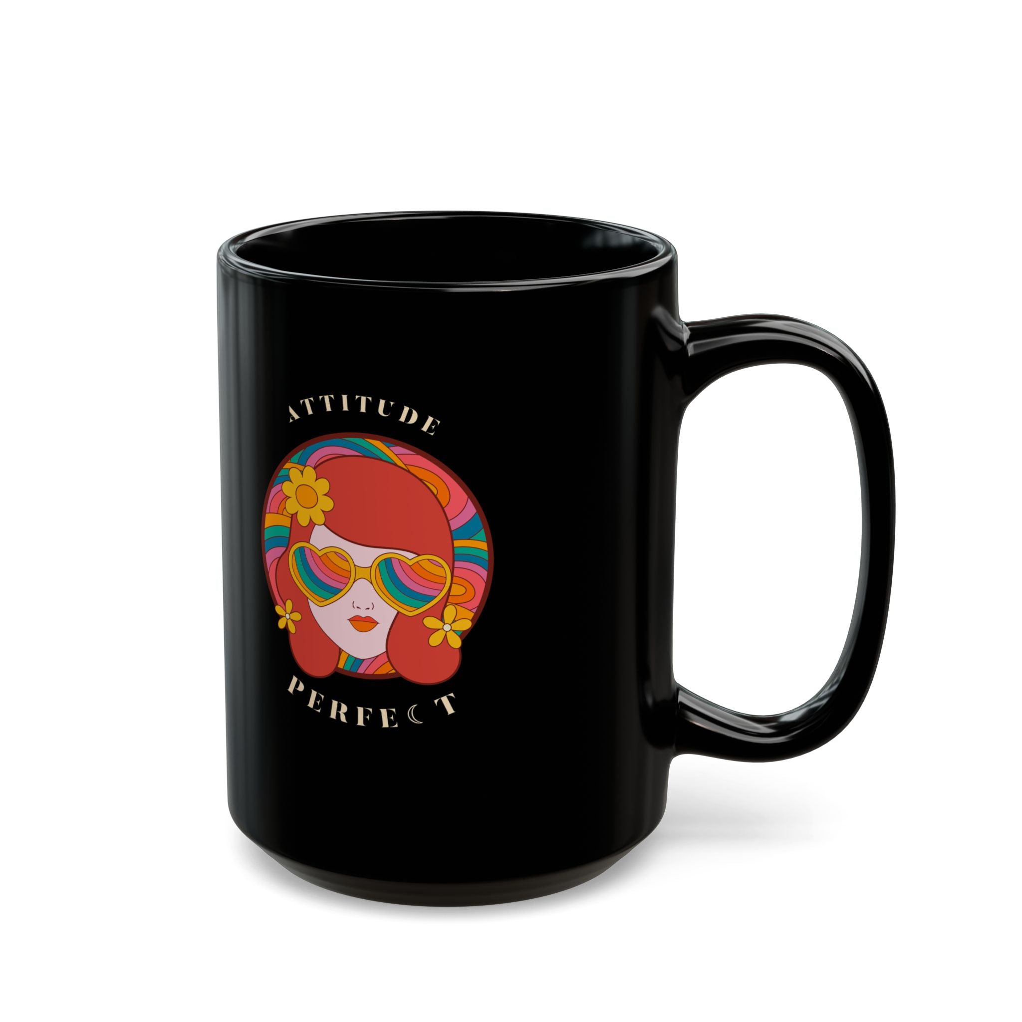 Colorful Retro Attitude Perfect Coffee Mug - 11oz & 15oz