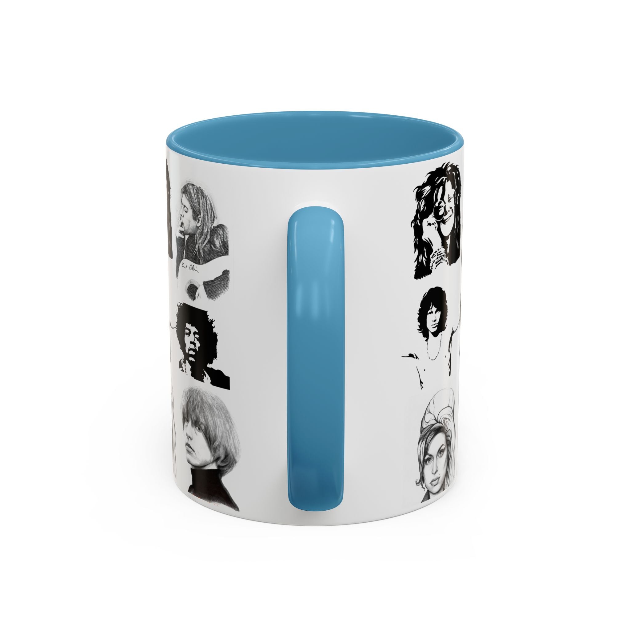 Club 27 Accent Coffee Mug 11oz + 15oz ~ Dead Rock Icons ~