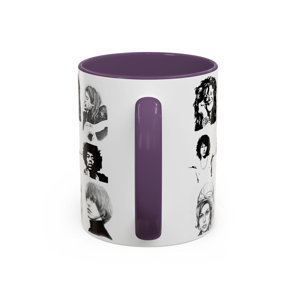 Club 27 Accent Coffee Mug 11oz + 15oz ~ Dead Rock Icons ~