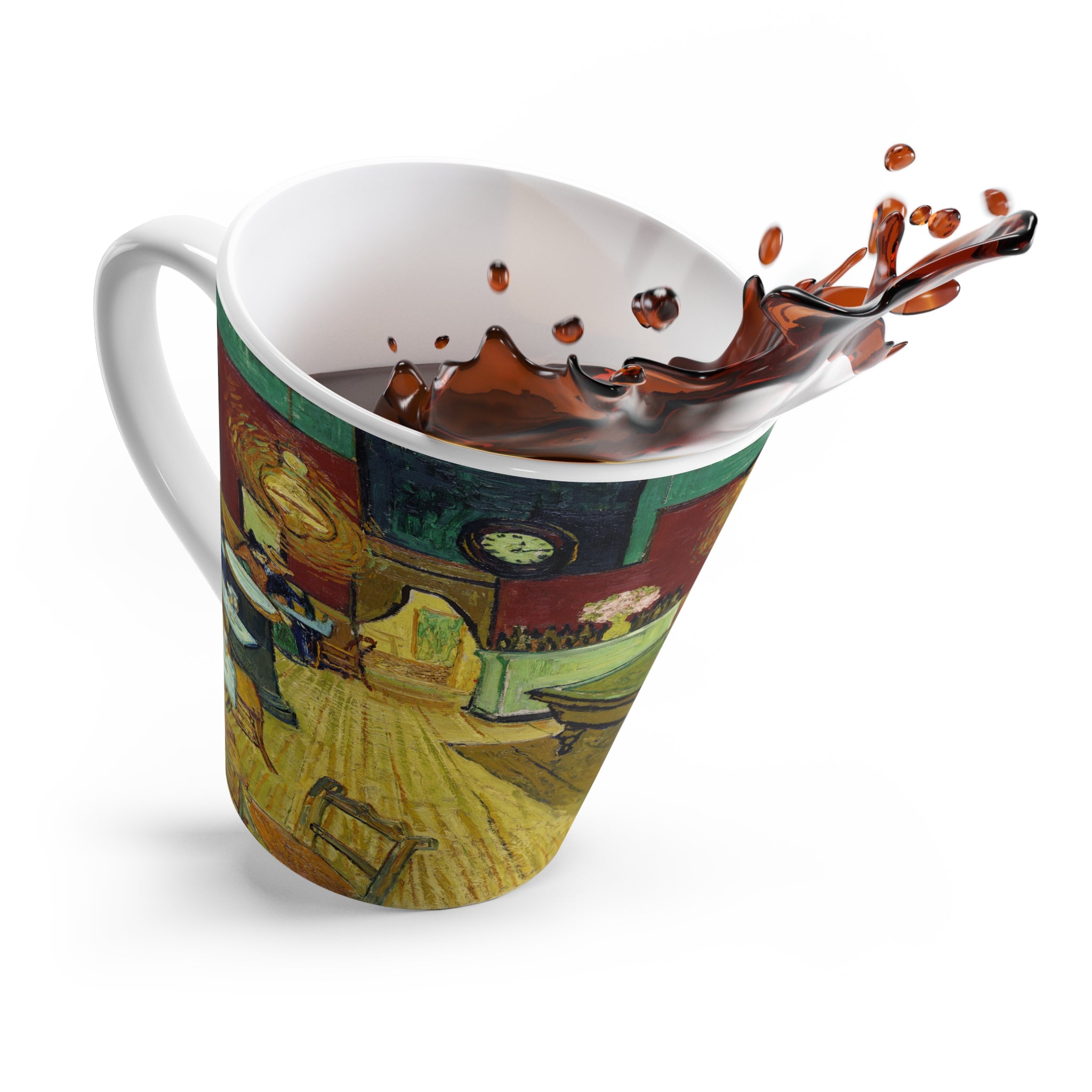 Van Gogh "The Poolroom"  12 oz Latte Mug - The Coffee Art Lovers Cup