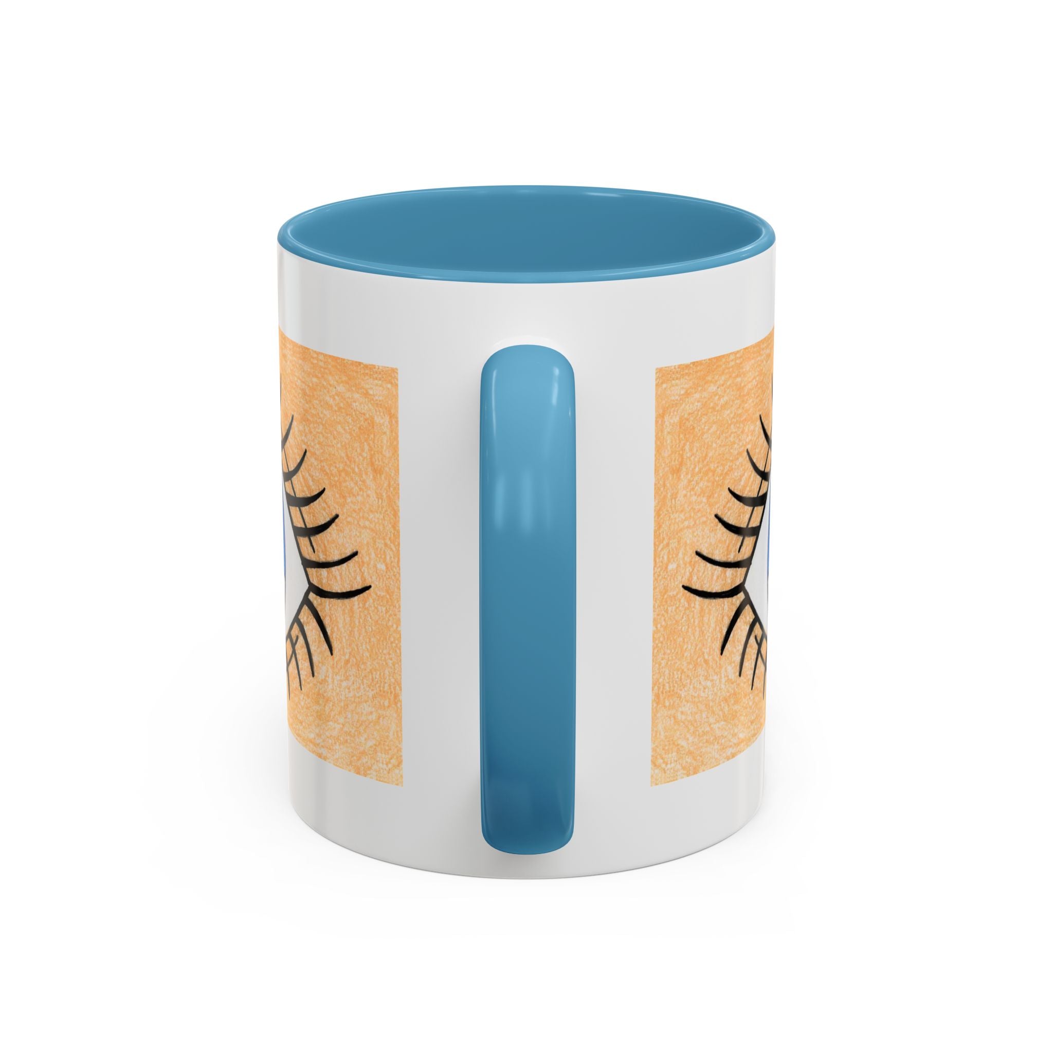 Whimsical Eye Design Coffee Mug - Unique Artistic Gift for Dreamers
