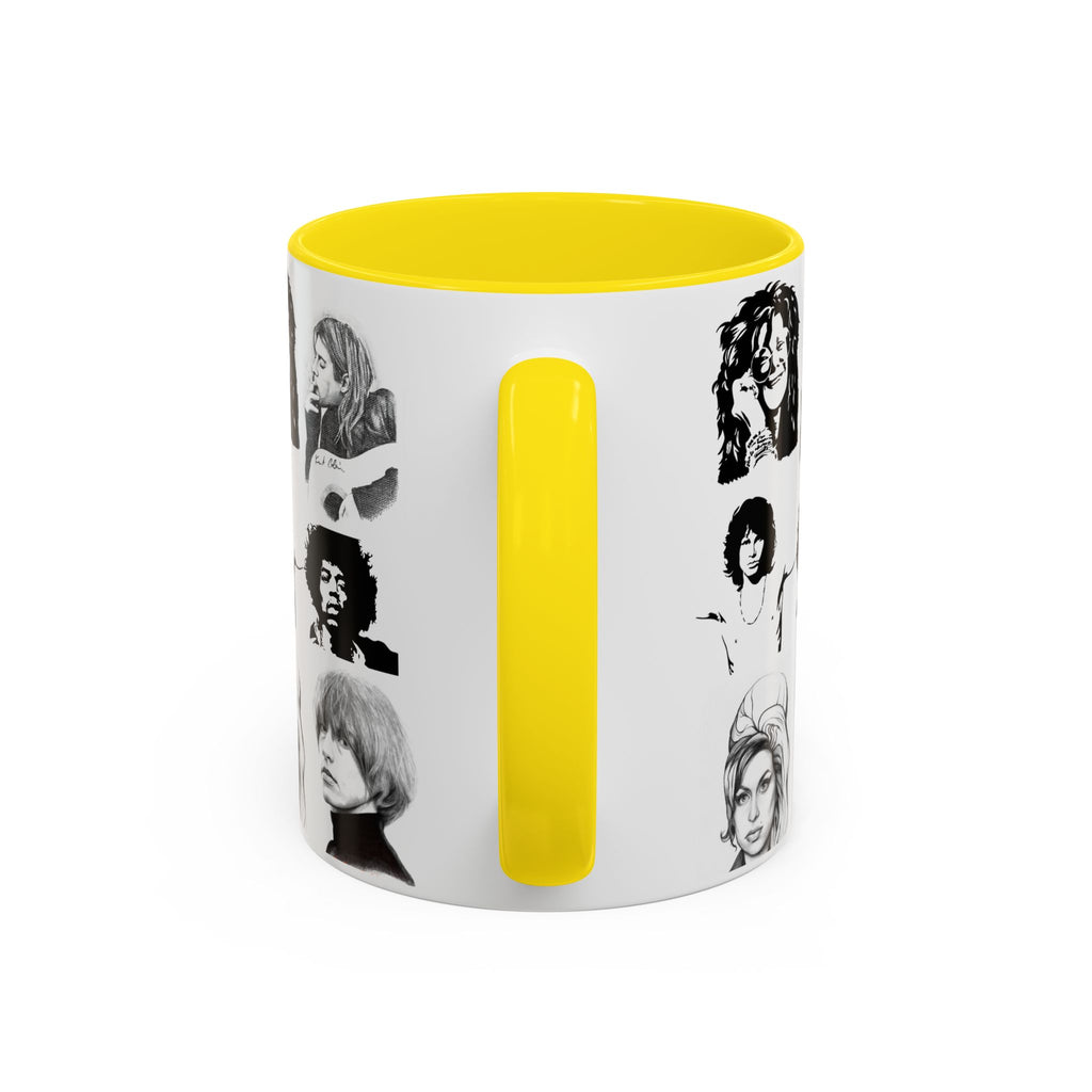 Club 27 Accent Coffee Mug 11oz + 15oz ~ Dead Rock Icons ~
