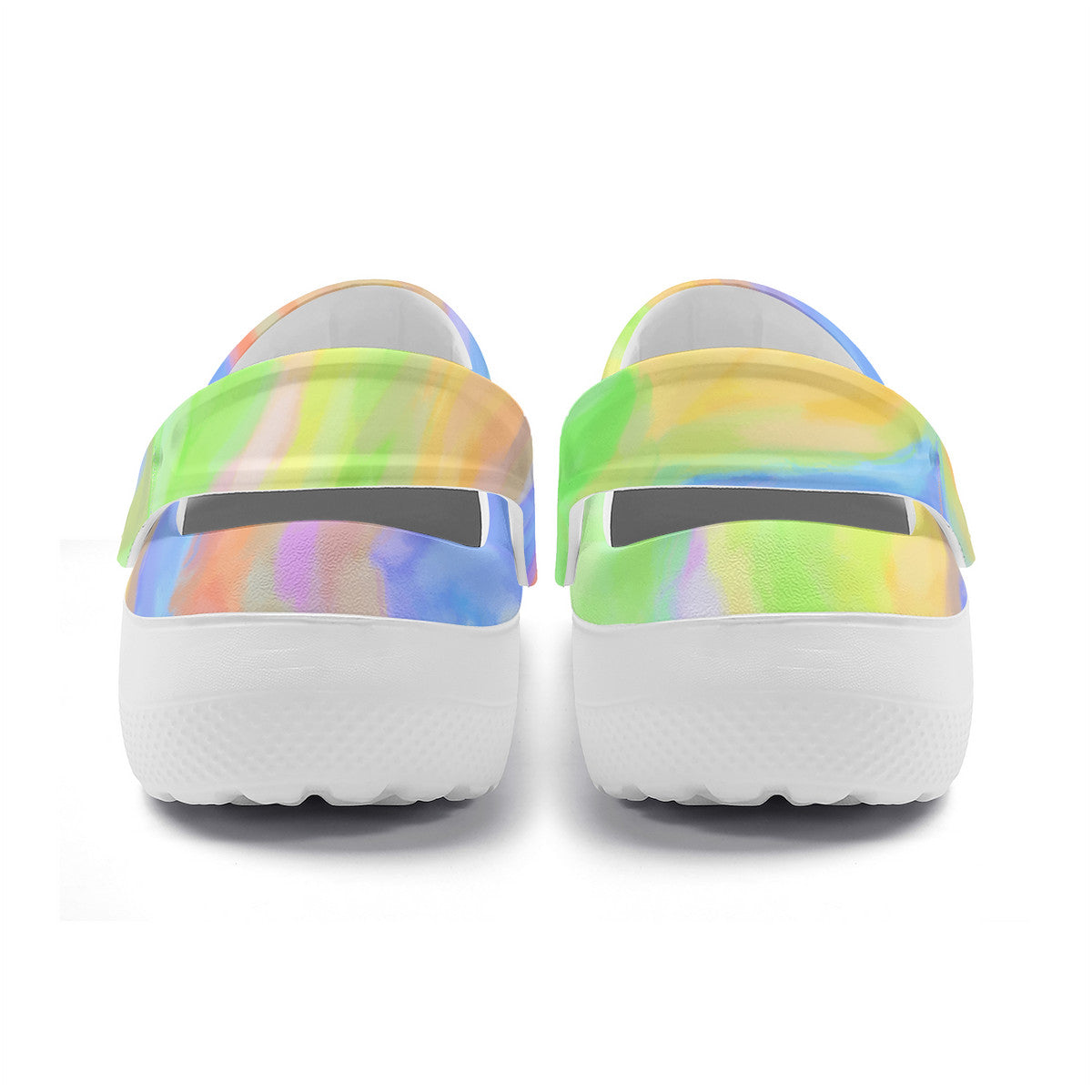 Candy Colour Unisex Lightweight Nursing Shoes, No Hole Croc Style Clogs