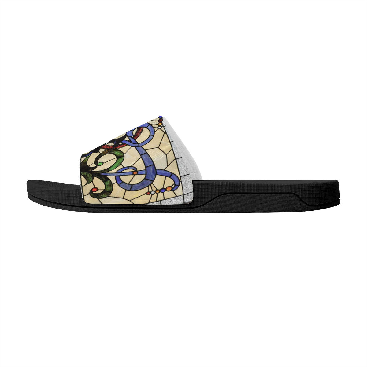 Black Slides Open Toe Casual Summer Sandals