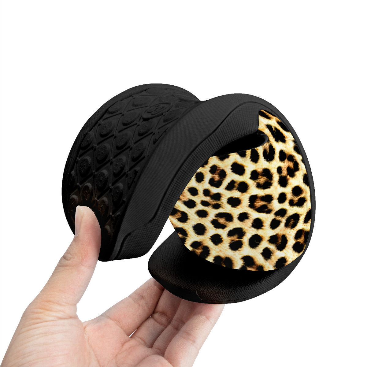 Cheetah Print Slides, Open Toe Resort & Spa, Unique Unisex Footwear