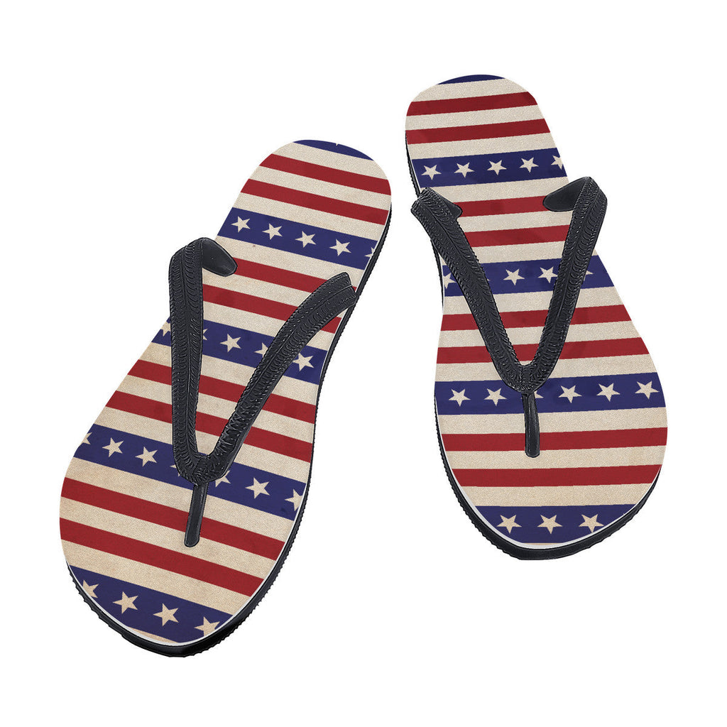 Stars & Bars Flip Flops