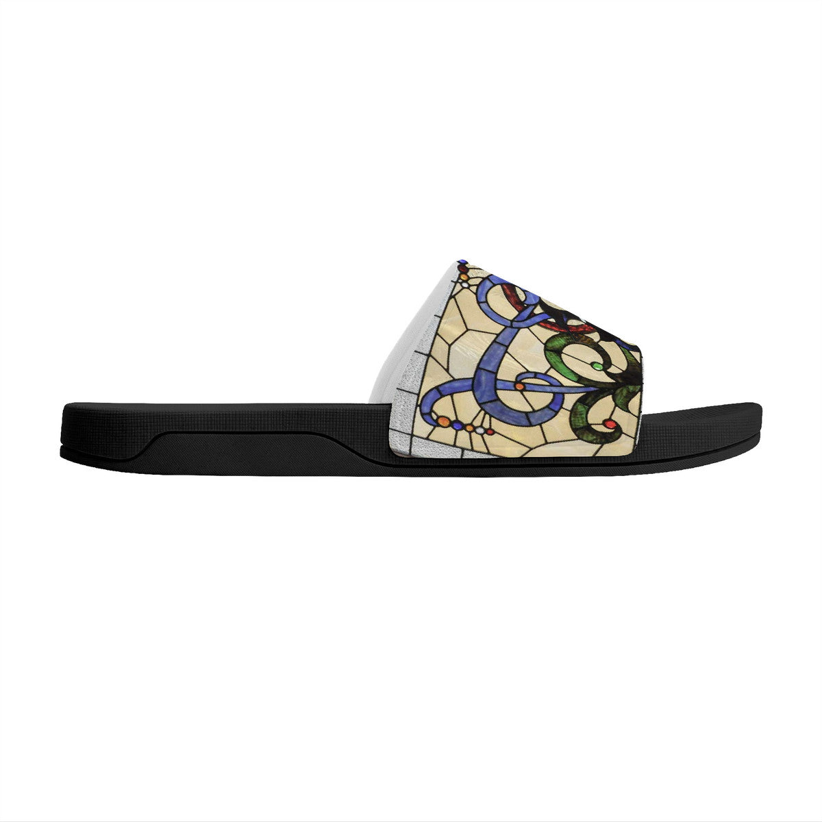 Black Slides Open Toe Casual Summer Sandals