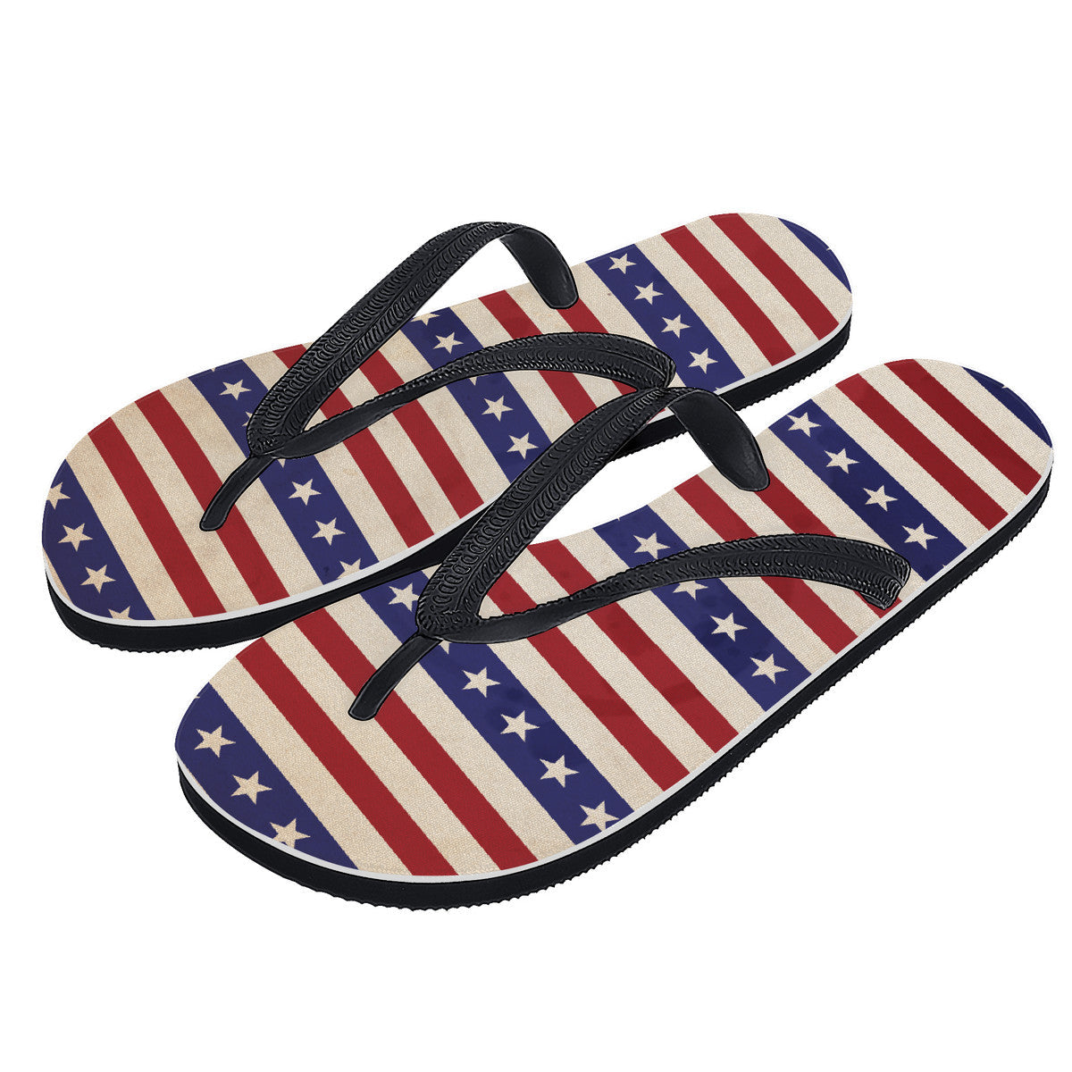 Stars & Bars Flip Flops