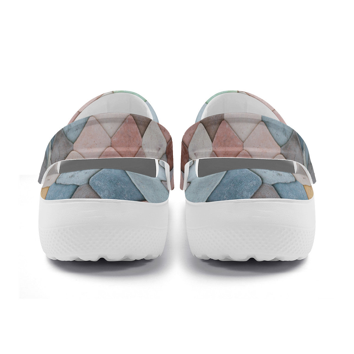 Aesthetic Design Unisex Clogs, No Hole Croc Style Shoes for Work or Leisure