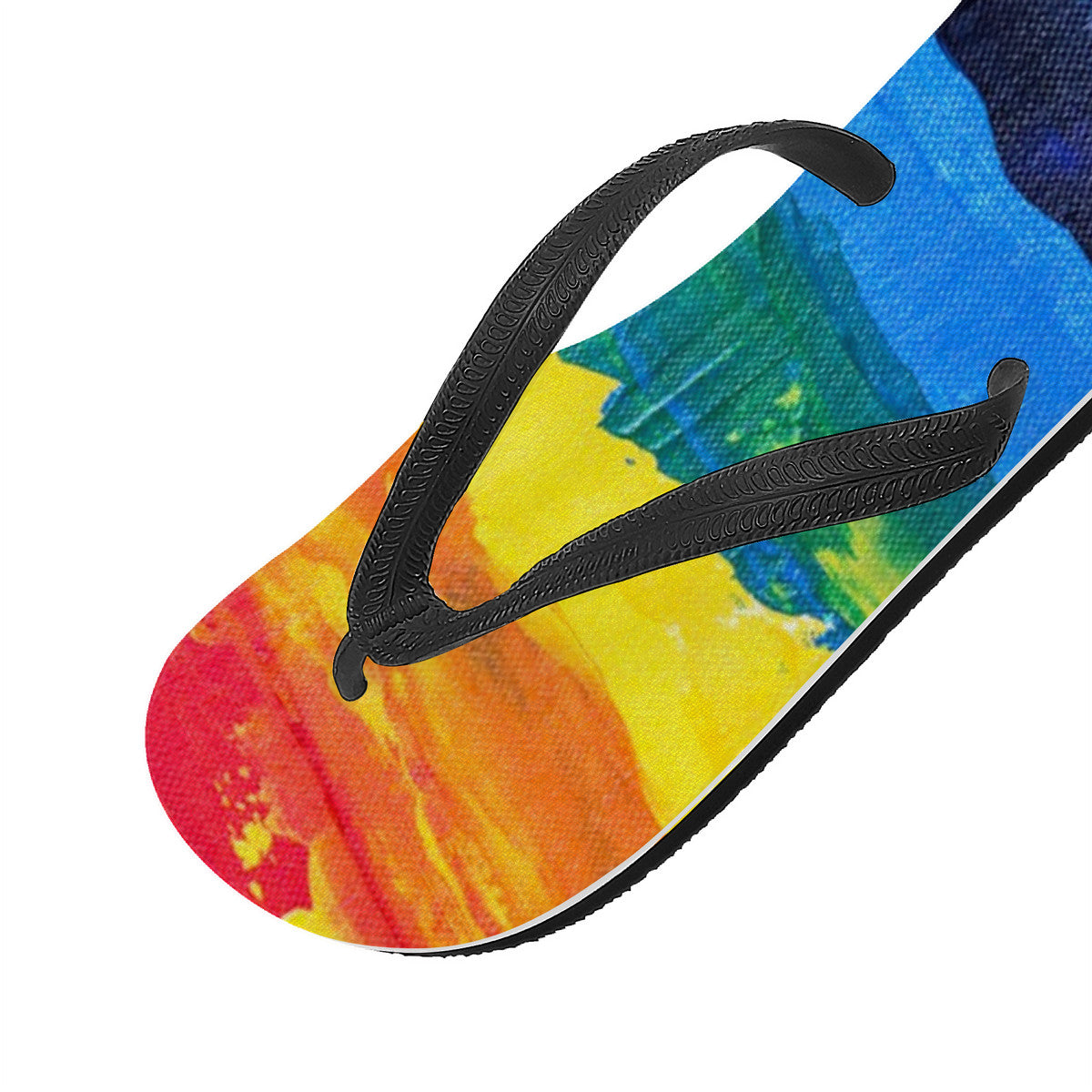 Vibrant Colorful Flip-Flops